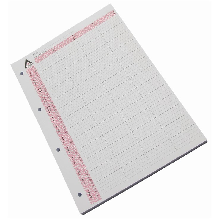 Agenda Loose Leaf Appointment Pages, 4 Assistants