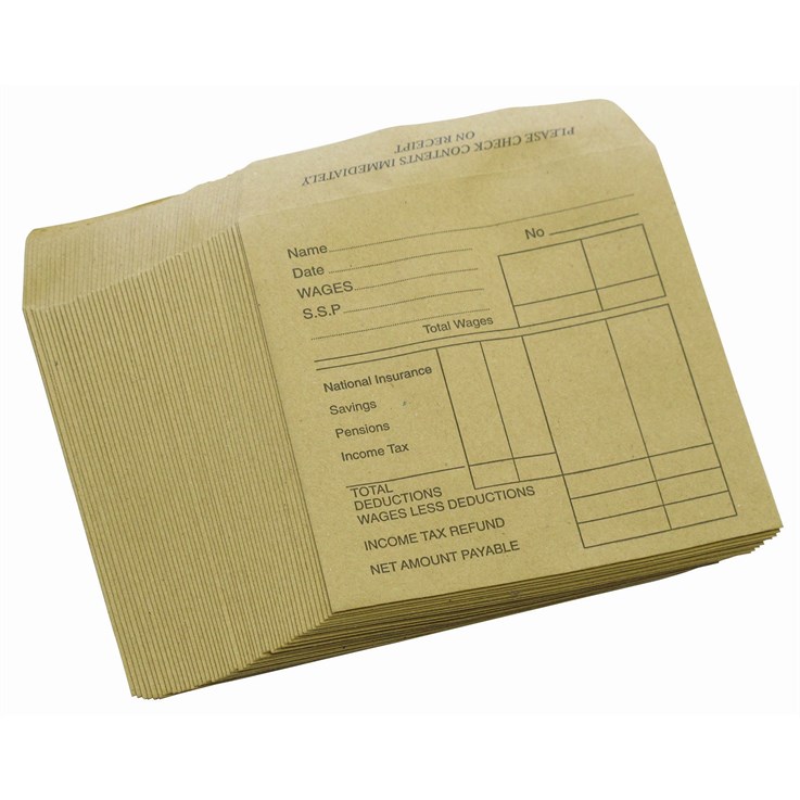 Agenda Wage Envelopes