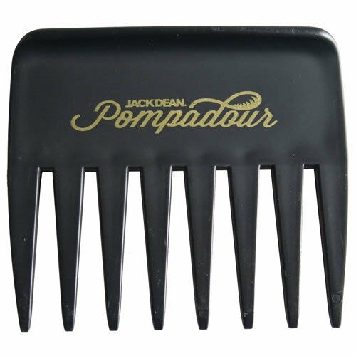 Denman Jack Dean Pompadour Comb 8 Teeth - Clear