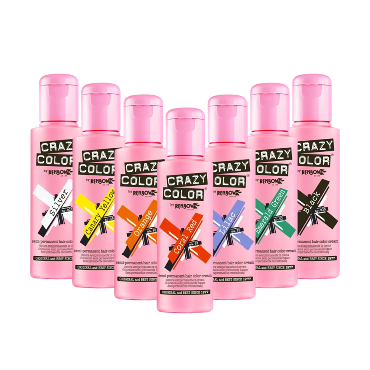 Crazy Color Semi-Permanent Cream Hair Colour - 50ml