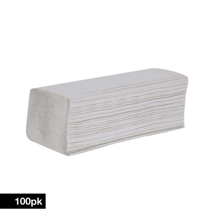 Essentials Disposable Towels White x 100