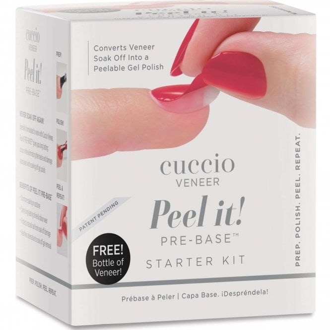 Cuccio Veneer Peel It Nail Pre-Base Starter Kit