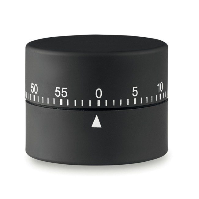 Soft Touch Mechanical Timer - Black