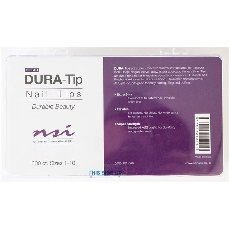 Dura Tip Clear 300 Pack Assorted Sizes