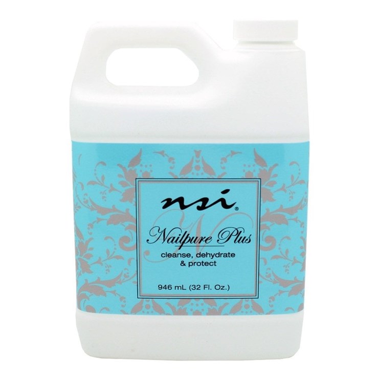 NSI Nailpure Plus Nail Cleansing Liquid - 946ml
