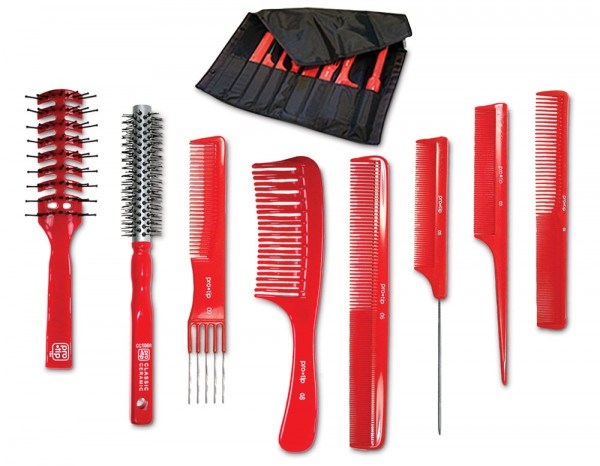 Pro Tip Tool Roll - Combs and Brushes