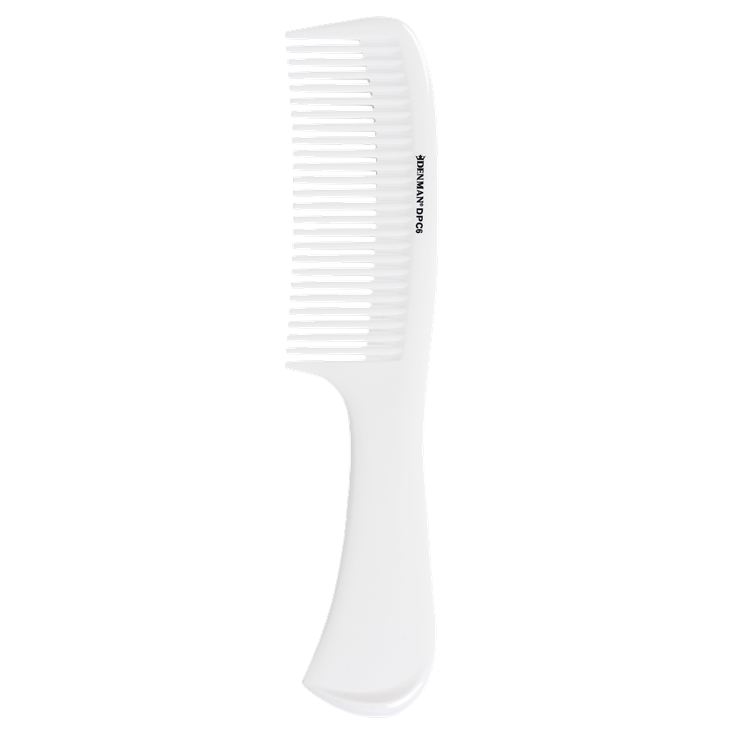 Denman Precision White Rake Comb