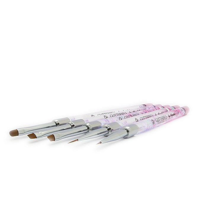 Glitterbels Gel Art - 5 Brush Set