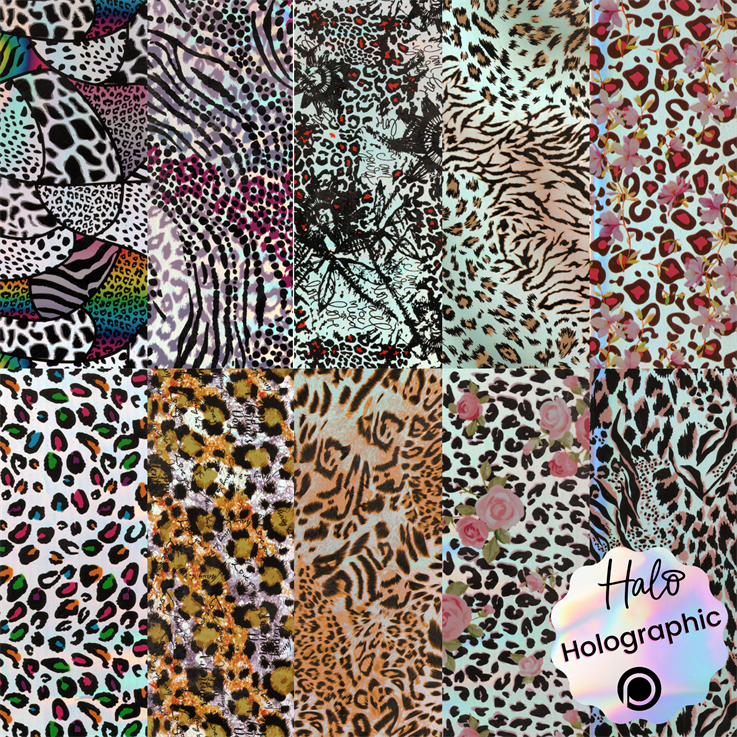 Halo Create Foil - Laser Leopard Print 