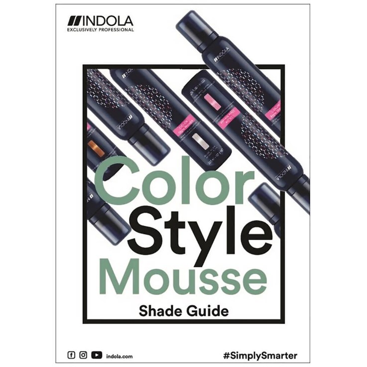 Indola Colour Mousse Shade Guide