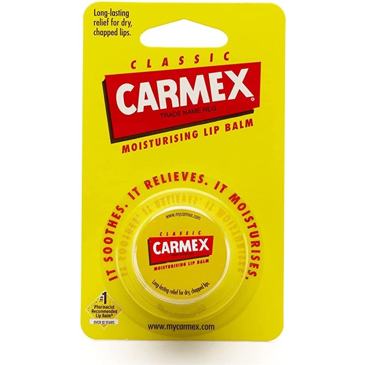 Carmex Moisturising Lip Balm For Dry Chapped Lips - 7.5g