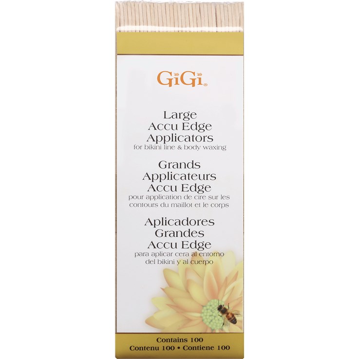 GiGi Accu Edge Body Waxing Spatulas Large - 100 Pack