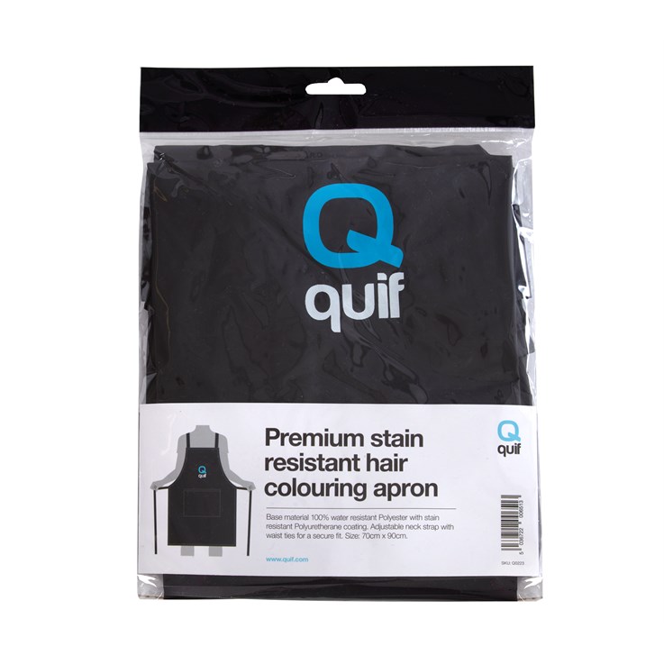 Quif Black Stylist & Colourist Apron