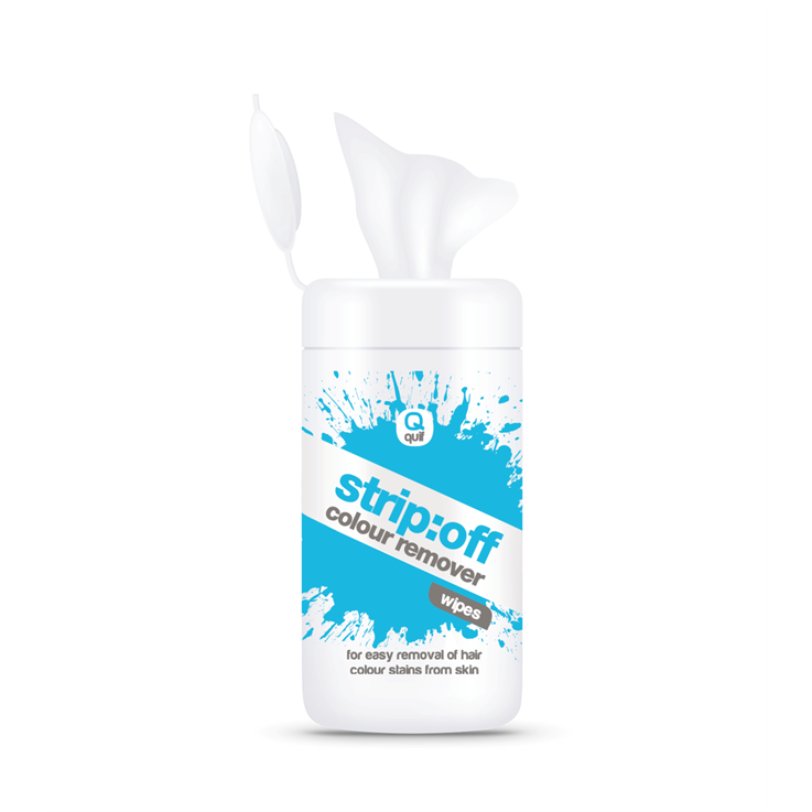 Quif Strip:Off Hair Colour Stain Remover Wipes - 100 Pack