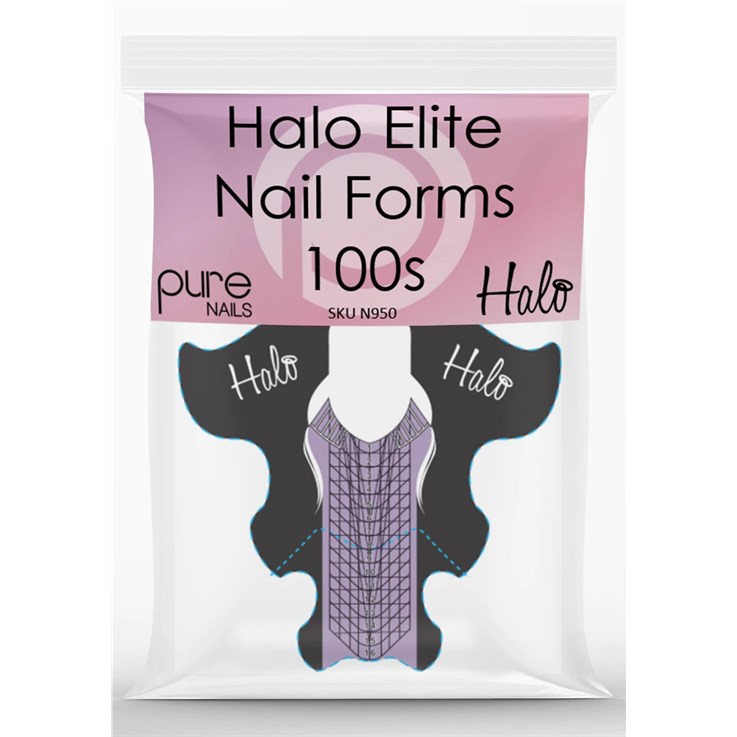 Halo Elite Nail Forms - 100 Pack