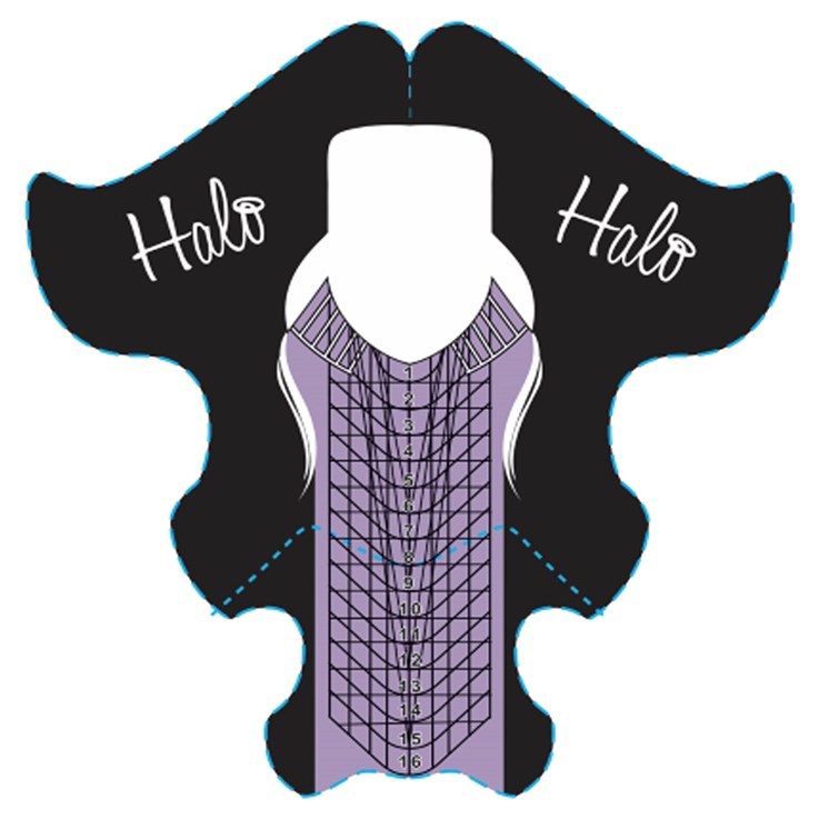 Halo Elite Nail Forms - 300 Pack