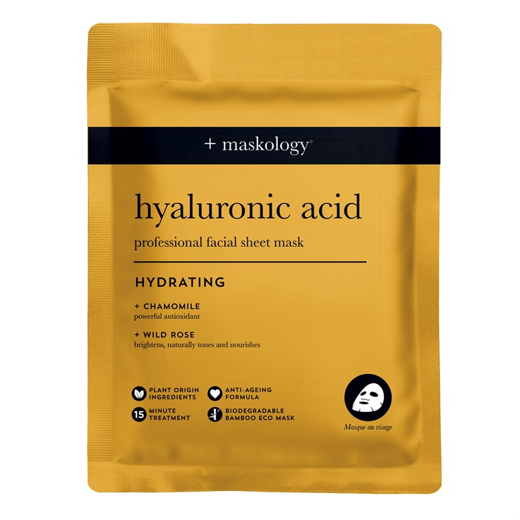 +maskology Hyaluronic Acid Professional Sheet Mask