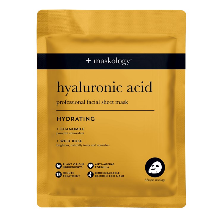 +maskology Hyaluronic Acid Professional Sheet Mask 