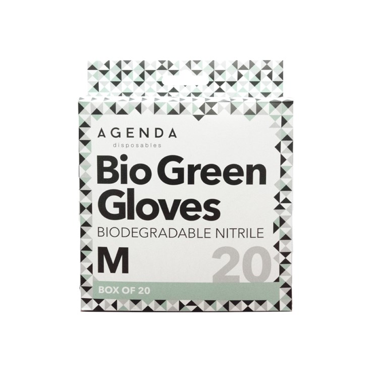 Nitrile Gloves Biogreen  Medium 20 pack