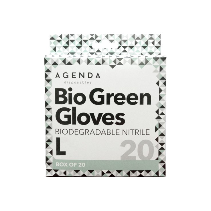 Nitrile Gloves - Biogreen Large 20 pack