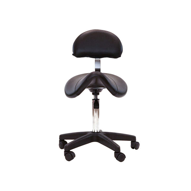 Saddle Stool with Backrest