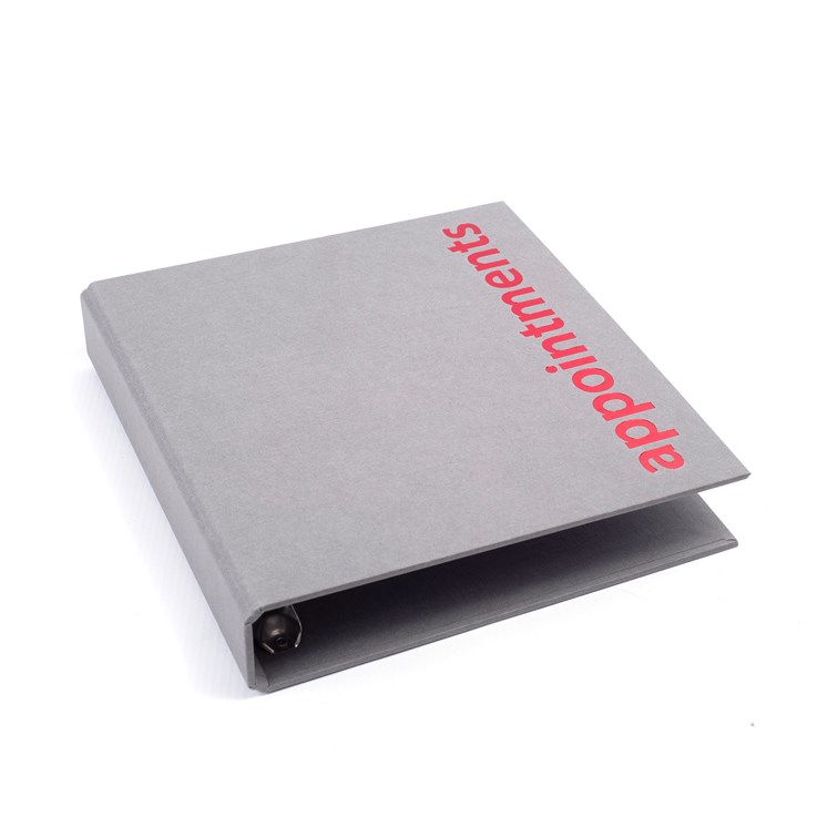 Loose Leaf  Binder 4 Ass Grey