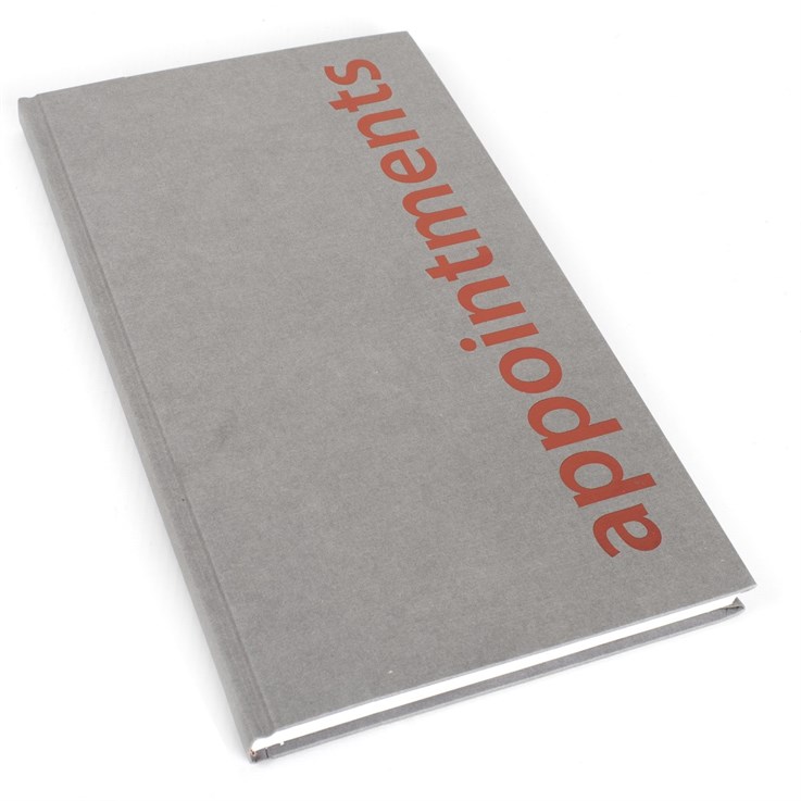 Agenda Appointment Book 3 Assistant-Grey
