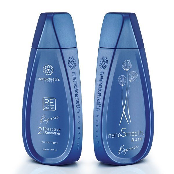 NanoKeratin System Reactive Express Hair Smoother Blonde - 550ml
