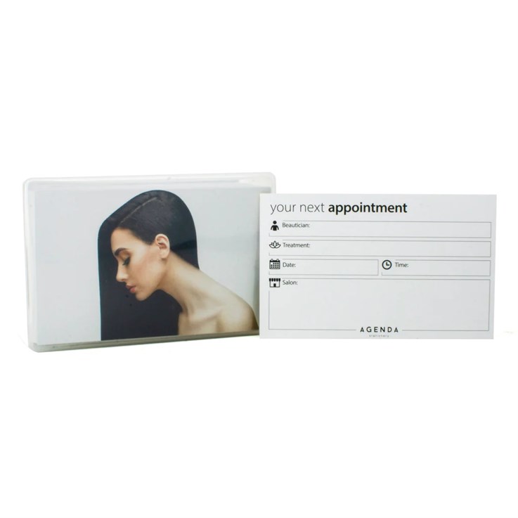 Agenda Appointment Cards-Black 100pcs