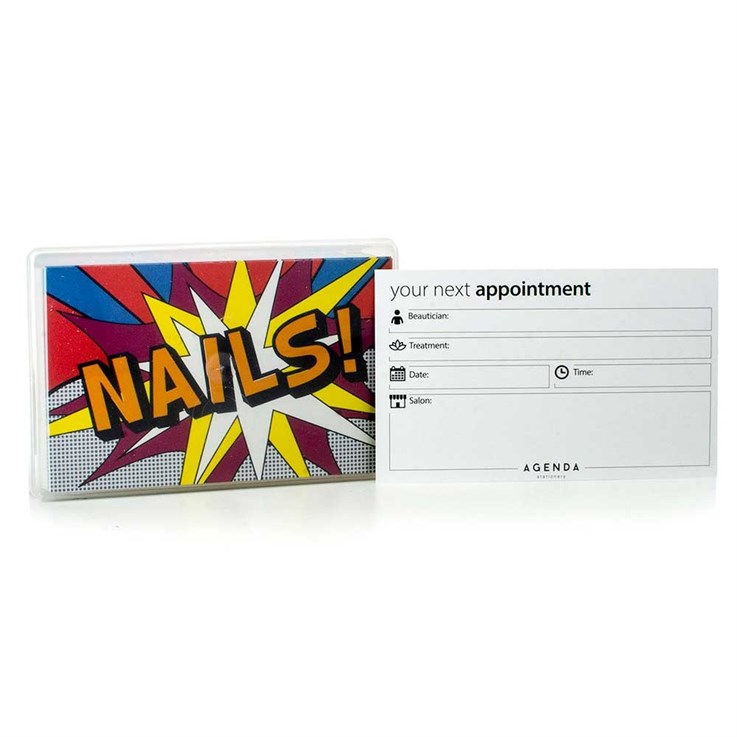 Appointment Cards-Pop Art-Nails 100pcs