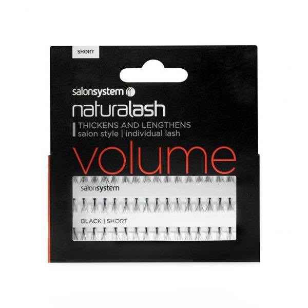 Salon System Naturalash Individual Semi-Permanent Cluster Eyelashes - Volume Bla