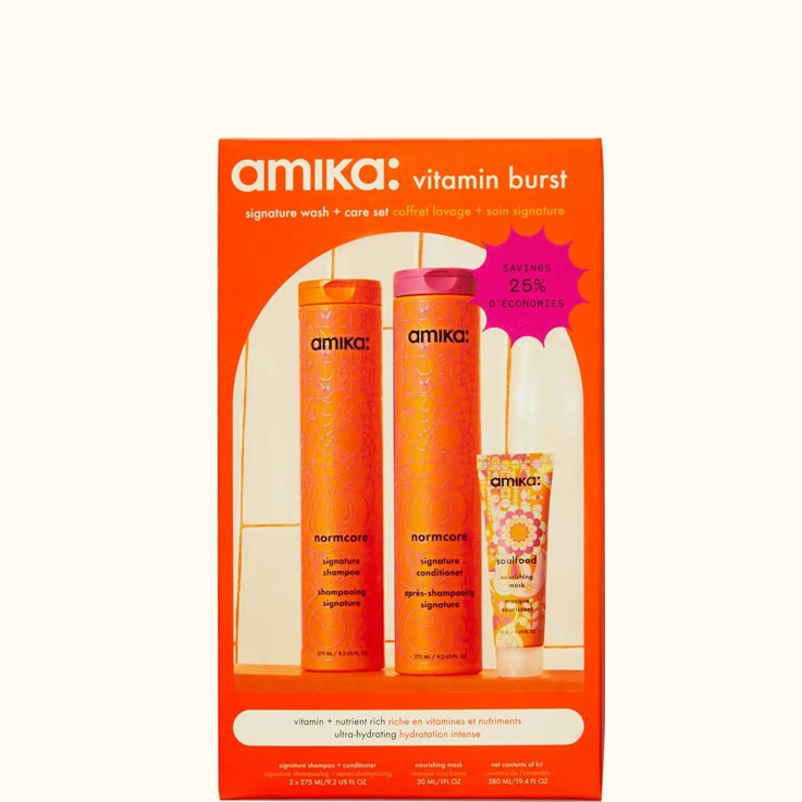 amika vitamin burst signature wash & care hair