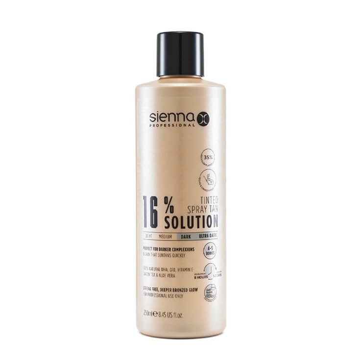 Sienna X 16% Spray Tan Solution 250ml
