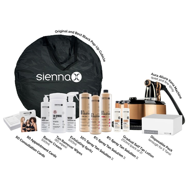Sienna X Spray Tan Kit
