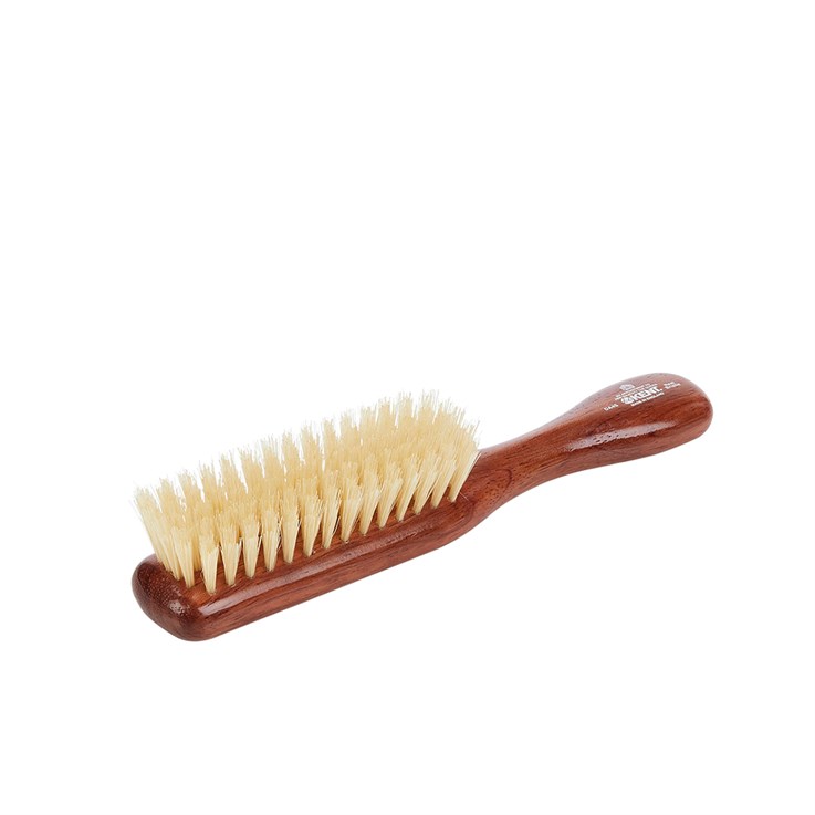Kent Salon Ladies Finest Satinwood Pure Soft White Bristle Narrow Brush