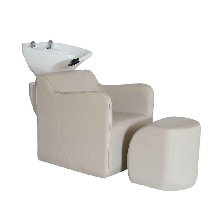 Scorpion Rena Salon Backwash Unit With Footrest - Champagne