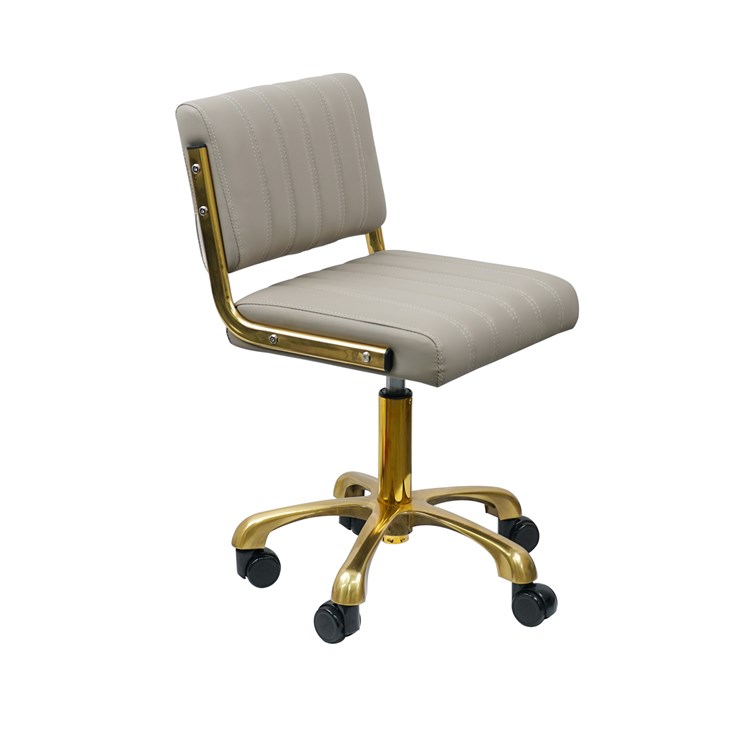 Scorpion Timra Salon Chair Stool - Mushroom