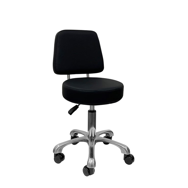 Scorpion Viken Salon Cutting Stool - Black