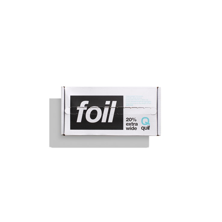 Quif Extra Wide Silver Foil Roll - 120mm x 100m