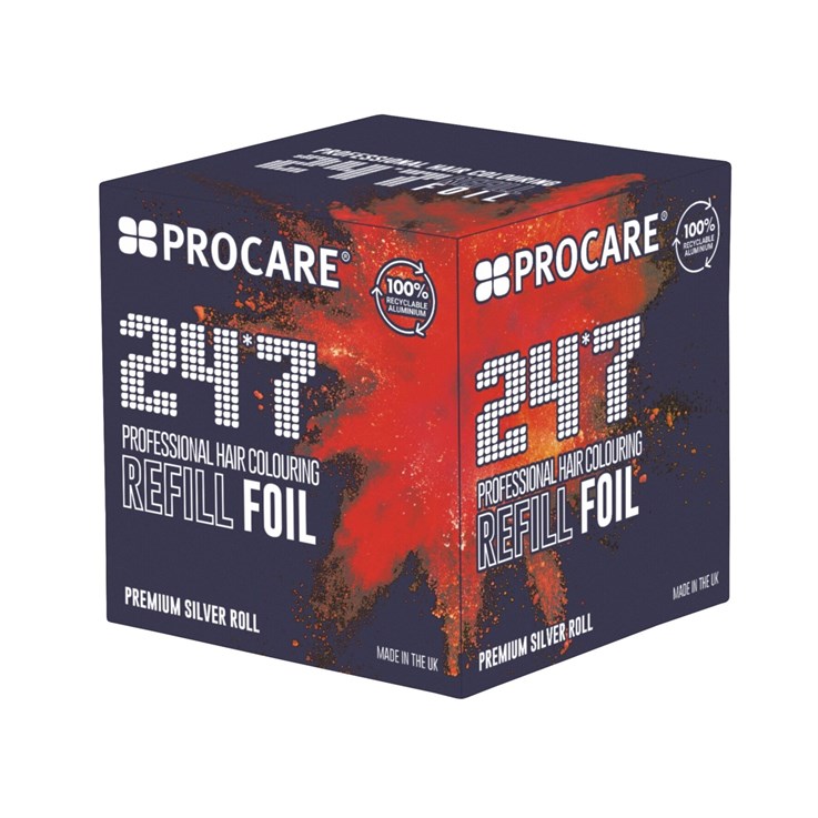 Procare 247 Premium Silver Refill Foil Roll - 100mm x 450m