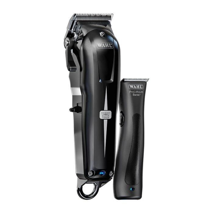 Wahl Cordless Super Taper Clipper and Beret Trimmer Combi Kit