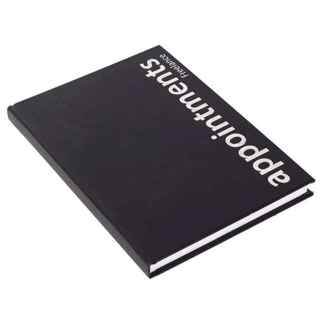 Agenda Appointment Book Freelance-Black (Single)