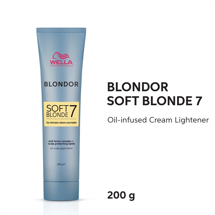 Wella Blondor Soft Blonde 7 Cream Lightener - 200g