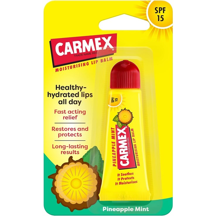 Carmex Pineapple Mint Lip Balm with SPF 15