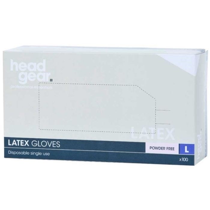 Head Gear Latex Nitrole Gloves Large - 100 Pack