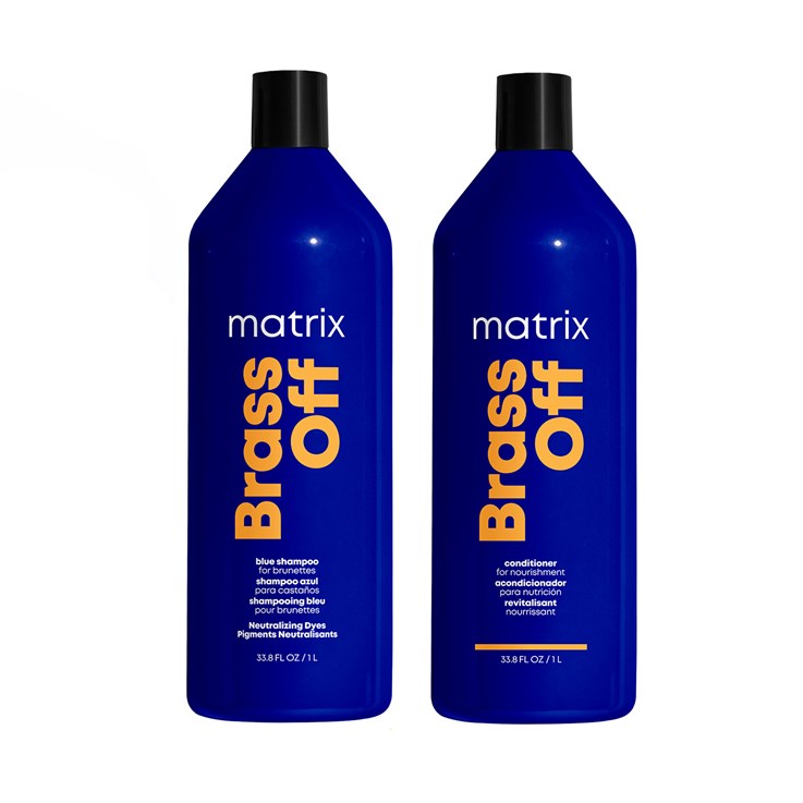 Matrix Total Results Brass Off  Duo Twin Pack - 1L