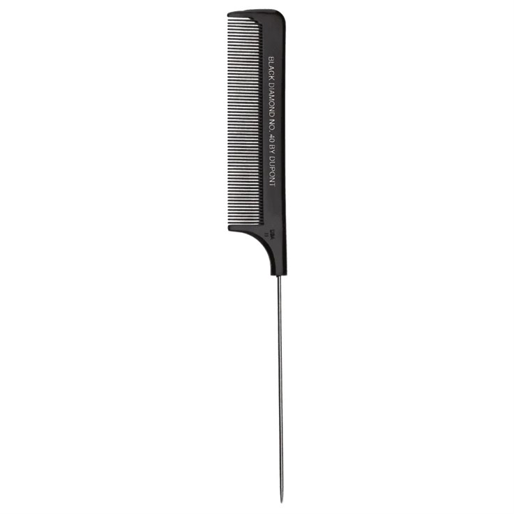 Denman Black Diamond Pintail Pin Hair Comb