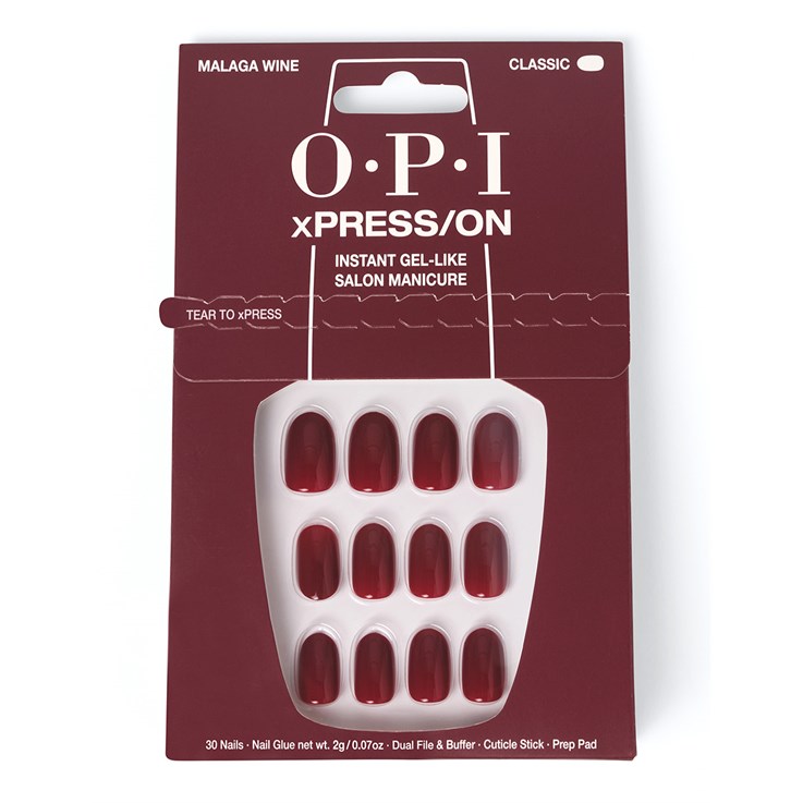 OPI Xpress/ON Artificial Nails - Malaga Wine