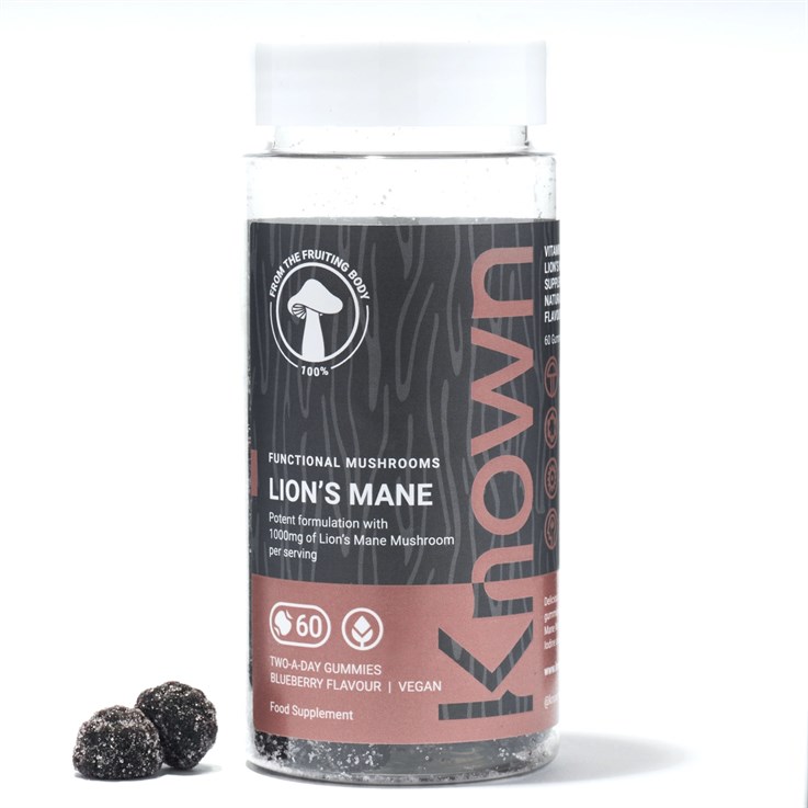 Known Nutrition Lion's Mane Plus Vegan Gummies -60 count