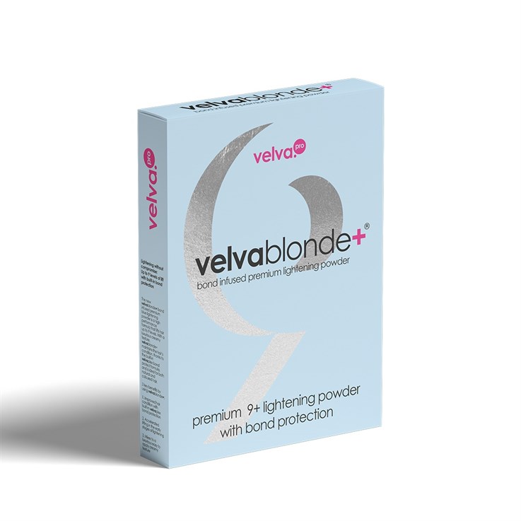 VelvaBlonde+ Premium Powder Lightener 9+ Sachet - 25g x 4